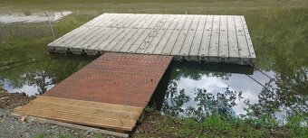 Plovoucí přístavní molo z plastových plováků M50 - 8