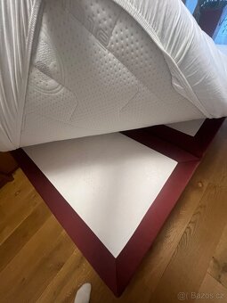 Luxusní boxspringová postel s vysokým čelem včetně matrace - 8