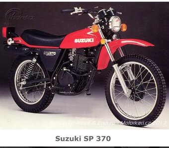 PRODÁM vintage enduro SUZUKI SP 370 z roku 1979 - 8