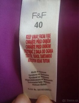 Fialový princesový trenčkot F&F - 8