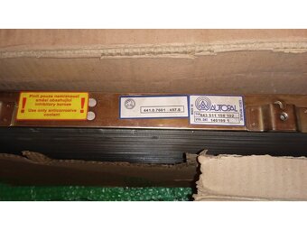 vodní chladič Škoda Felicia 1.3 s klimatizací 6U0121251C - 8