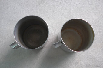 Staré Hrnky + Lžičky Hlinik 4ks - 8