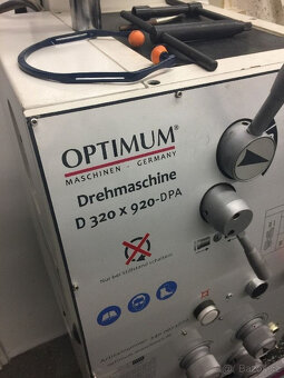 Soustruh Optimum D320x920 DPA - 8