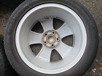 Prodám sadu Orig ALU kol Škoda 225/50R17 letní - 8