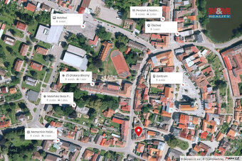 Pronájem bytu 1+kk, 28 m², Počátky, ul. Štítného nám. - 8
