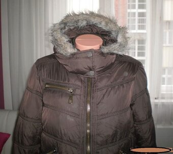 #zimni bunda# s kapucí# s kozesinou#prosivana - 8