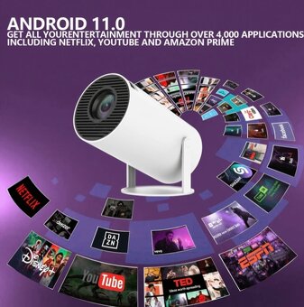 Nový android projektor včetně ovladače - 8