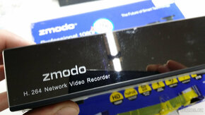 ZMODO 8-kanálový rekordér NVR + 4x IR IP kamera 1080P s PoE - 8