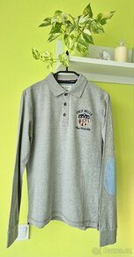 Šedá polokošile s dlouhým rukávem Fred Mello - 8