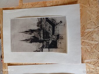 Litografie-praha motiv - 8