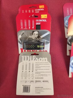 -NOVÉ- Wilson omotávky, potítka, vibrastopy na tenis - 8