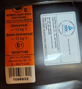 Britax RŐMER, Romer, do 13 kg, Vajíčko, TOP, jako nová - 8