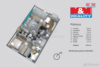 Prodej bytu 3+1, 75 m², Děčín, ul. Dvořákova - 8