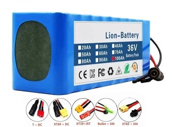 Li-ion BATERIE s BMS 36V/42V 5Ah IEC 190Wh 19x9x7cm NOVÉ - 8