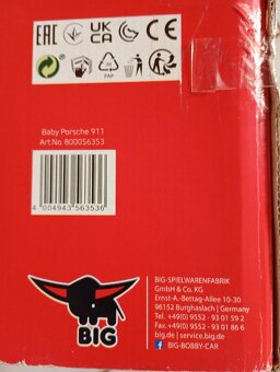 Odrážedlo Porsche 911 Baby - 8