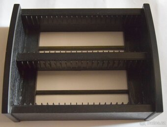 Minidisc MD minidisk box dřevěný HAMA na 48 MD + 24x MD - 8