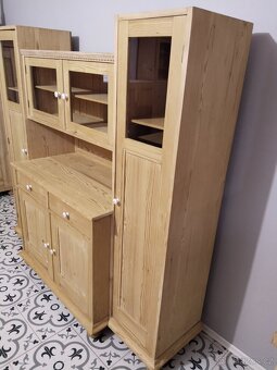 Stará, komínová kredenc, příborník po renovaci - 8