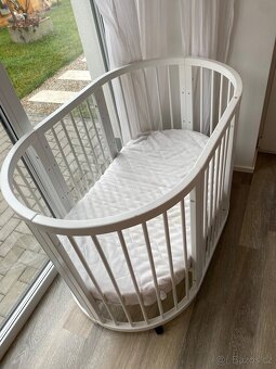 Dětská oválná rostoucí postýlka MIMIKO 9v1 - 8