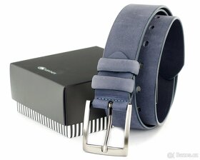 Pánský kožený opasek M4022 o šířce 4 cm - 8