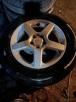 Alu kola 5x100 r15 pneu letni 195/65R15 - 8