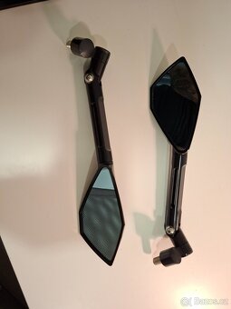 Zrcatka kovova na motorku s montaznim prislusenstvim - 8