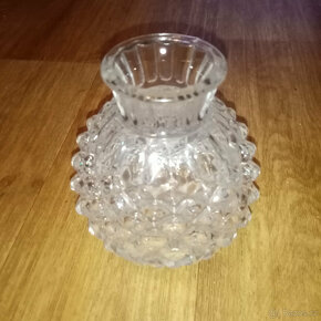 Prodám staré sklo etažéry, mísa, nástolec a porcelán figurky - 8