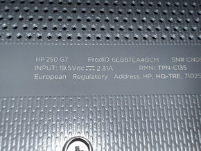 Notebook HP 250 G7 - 8