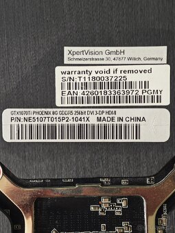 Geforce GTX 1070 Ti 8 GB GDDR5 - 8