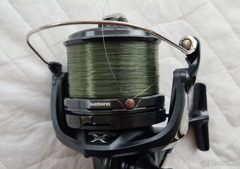 3 x navijáky SHIMANO Aero Technium MGS 12000 XTB s náhradním - 8
