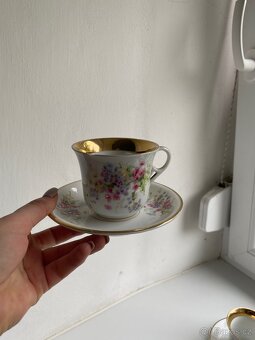 Vintage československá porcelánová souprava - 8
