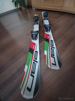 Lyže ELAN Formula 100cm+hůlky,2x přeskáče i helmou+ rukavice - 8
