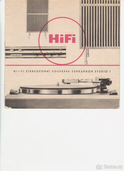 SUPRAPHON STUDIO 1 SESTAVA TESLA GRAMO ZESILOVAČ REPRO - 8