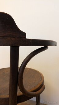 Prvorepublikové ohýbané polokřeslo - Lampa Futurit 1930-45 - 8