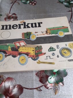 Retro stavebnice Merkur 7 plat - 8