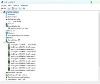 🖥️Herní PC RYZEN 5 7500F,RTX 3080,32 GB RAM,1 TB SSD - 8