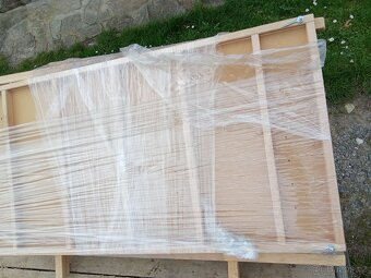 Postel dřevěná pěkná, dětská postýlka - 8