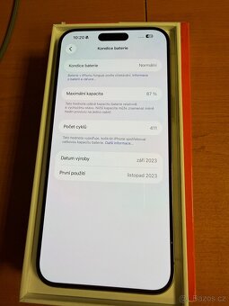 Apple Iphon 15 Pro Max - 256 Gb - Natural Titanium - 8