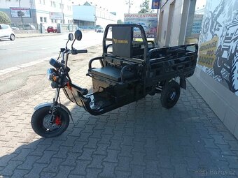 Elektrická pracovní tříkolka Cargo G1 1000W COC černá - 8
