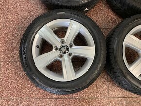 Originalní ALU kola Škoda 5x112 r16 celoroční pneu 7mm - 8