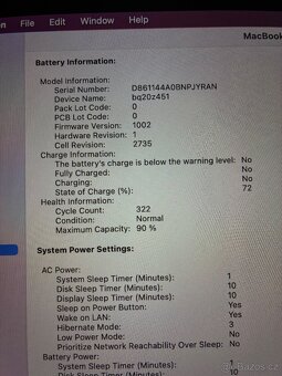 CTO Macbook Air 13” M1 16/256GB - 8