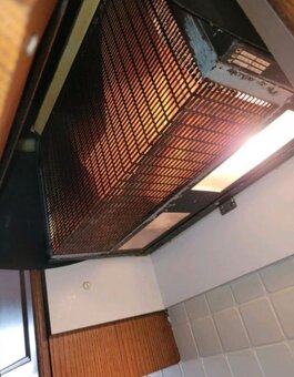 Rustikální dubová linka do U se spotřebiči,6236 - 8