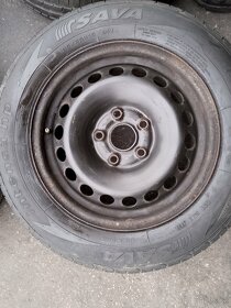 6x15 5x112 et43 57,1mm + letní pneu 195/65/15 - 8