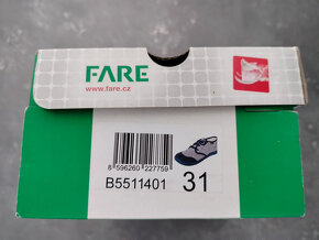 Dětské Barefoot tenisky Fare Bare, vel.31 - 8