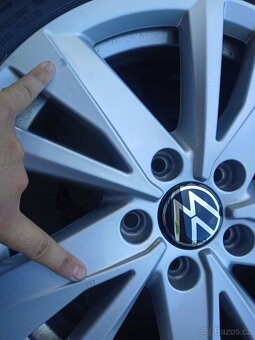 ALU kola,sada,originál VW,KARLSTAD,205/60 R16,5x112,9,5/8mm - 8