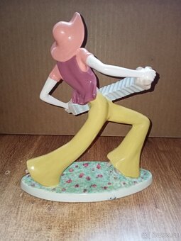 Harmonikářka ART-DECO ROYAL DUX SCHAFF v.26 cm š.23 cm Krásn - 8