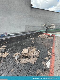 Oprava garáže i v zimním období - 8