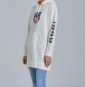 Vel. M Smetanové mikinové šaty, originál GANT - 8