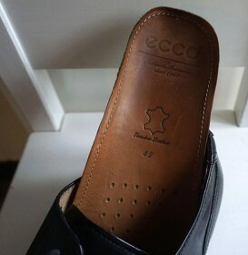 Pánské kožené černé společenské boty ECCO vel.42 - 8