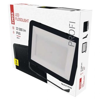 LED reflektor INOVO 200 W, šedý, neutrální bílá - 8