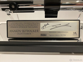 Mistrovské repliky Star Wars Anakin Skywalker Ep2 Signature - 8